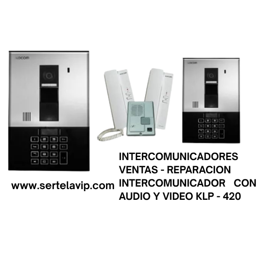 Intercomunicador con Audio y Video Kocom KLP-C420