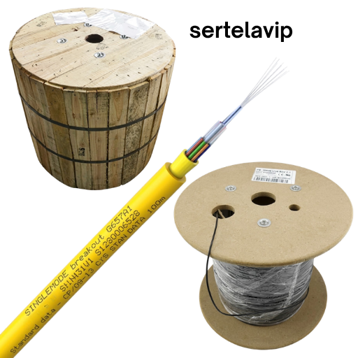 Cable de Fibra Óptica Monomodo de 4 Hilos para Interiores LSZH